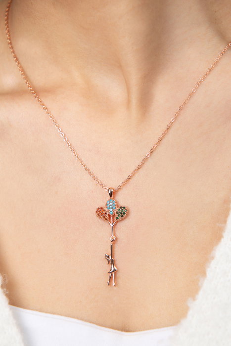 Heliophilia Silver Collar CK9174 Rosa